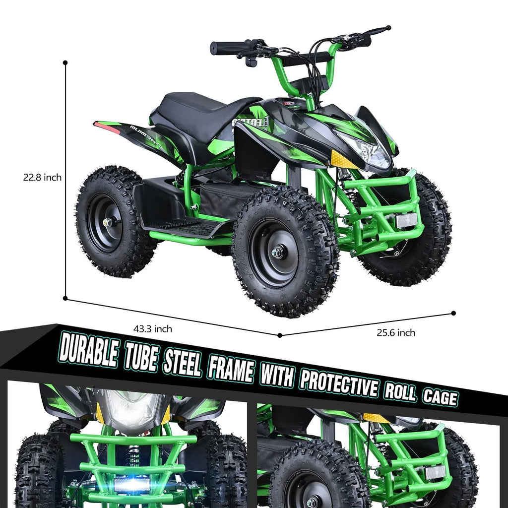 2026 NewAoemoe 500W Ride-On Racer �C 15mph Speed, 36V Battery, 45�C60 Min Play, Blue