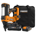 2026 New Freeman PE20V2118G2 20 Volt Cordless 2-in-1 18-Gauge Nailer / Stapler Kit with Lithium Ion Battery, Charger, Bag