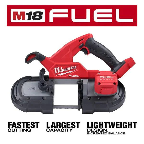 2026 NewM18 FUEL GEN-2 18V Lithium-Ion Brushless Cordless SAWZALL Reciprocating Saw with Compact Bandsaw (Tool-Only)
