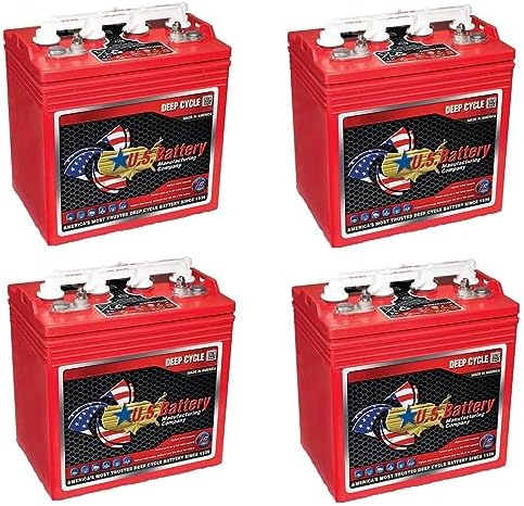 US Battery US8VGC T875 8 Volt, 170 AH Deep Cycle Battery - 4 Pack