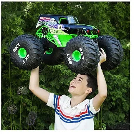 Monster Jam, Official Mega Grave Digger All-Terrain Remote Control Monster Truck with Lights sgtnighsdesigns