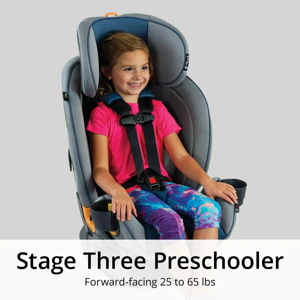 2026 NewChicco Fit4 Adapt 4-in-1 Convertible Car Seat - Vapor (Grey)