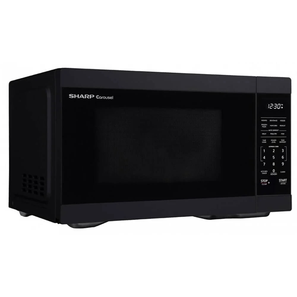 2026 NewSharp 1.1 cu. ft. 1000W Countertop Microwave Oven, Black