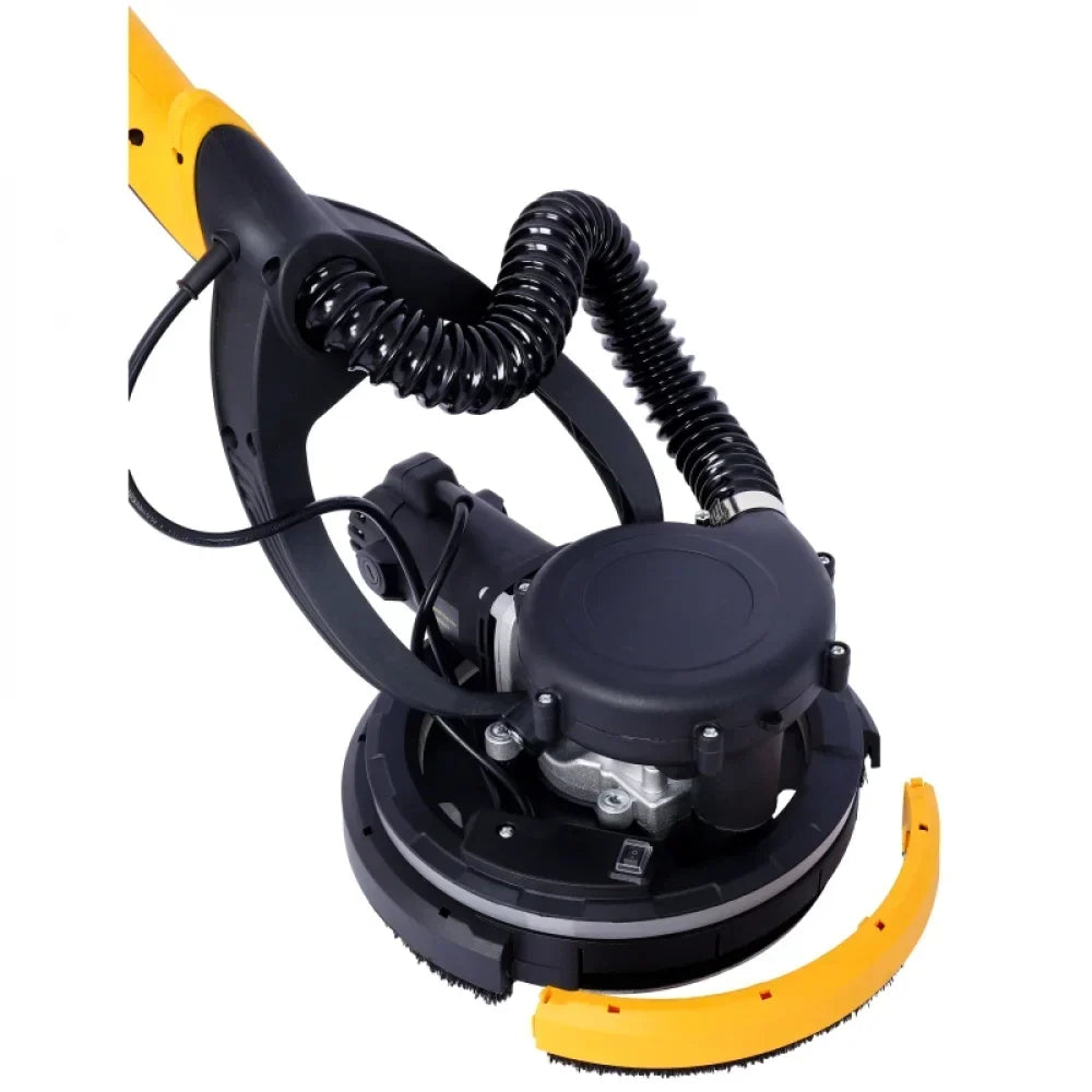 2026 NewDrywall Sander, 780W Electric Drywall Sander with Vacuum Dust Collection 6.5A Motor Dustless Floor Sander with Variable Speed 900-1800RPM, LED Light, Extendable & Foldable Handle,