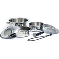 2026 New Camco Premium Ceramic Nesting Cookware Set- Non Stick Pans and Pots with Removable Handles, Space Efficient Excellent for RVs and Compact Kitchens