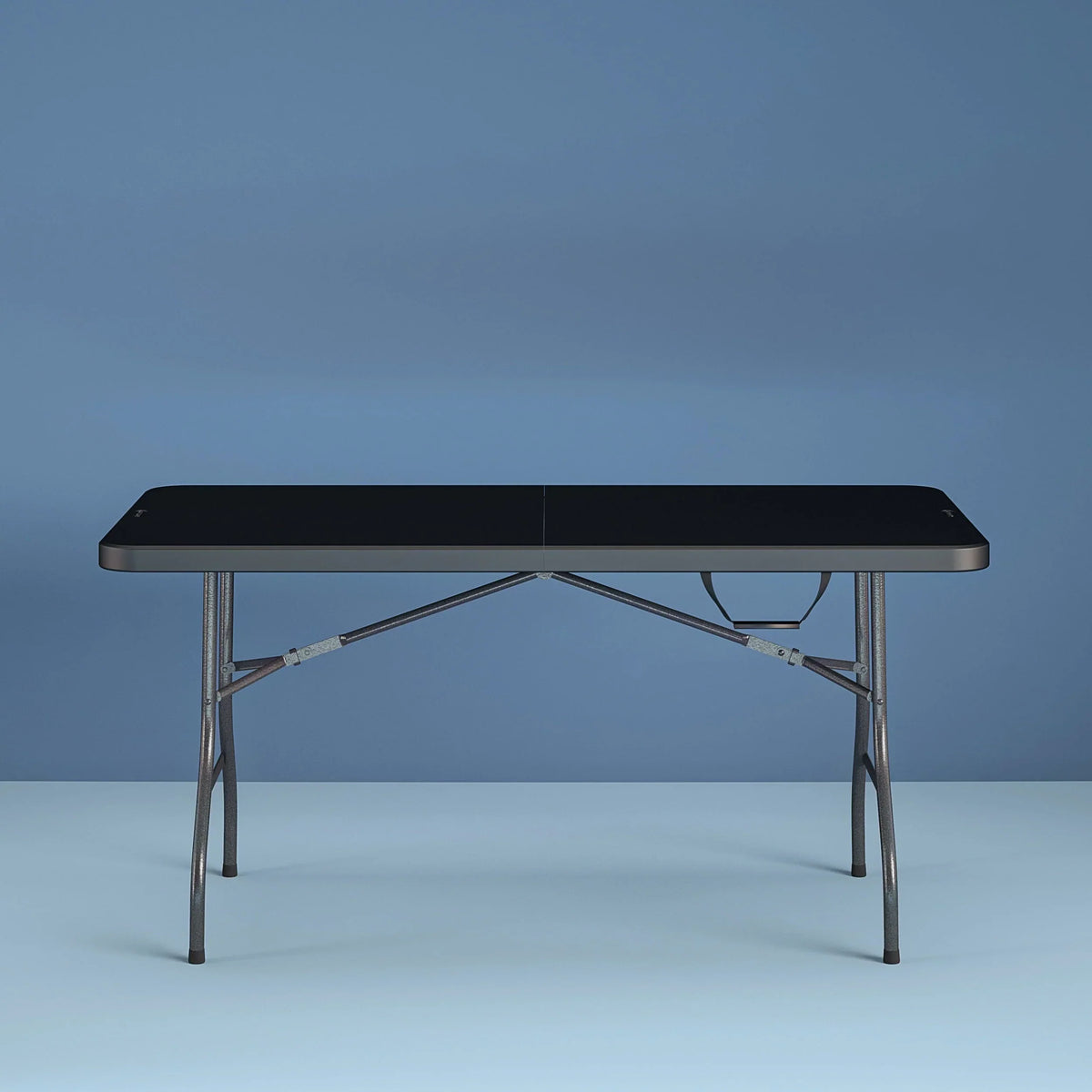 Cosco 6 Foot Centerfold Folding Table, Black