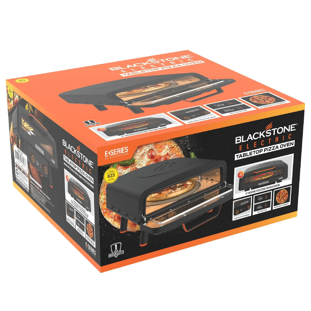 2026 NewBlackstone 14" Electric Tabletop Pizza Oven with Rotating Pizza Stone