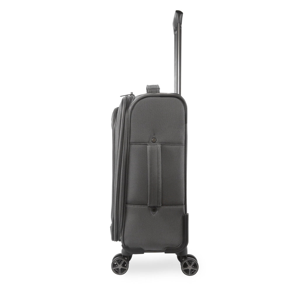 2026 NewBrookstone Harbour 22" Softside Carry-on Spinner Luggage - Dark Charcoal