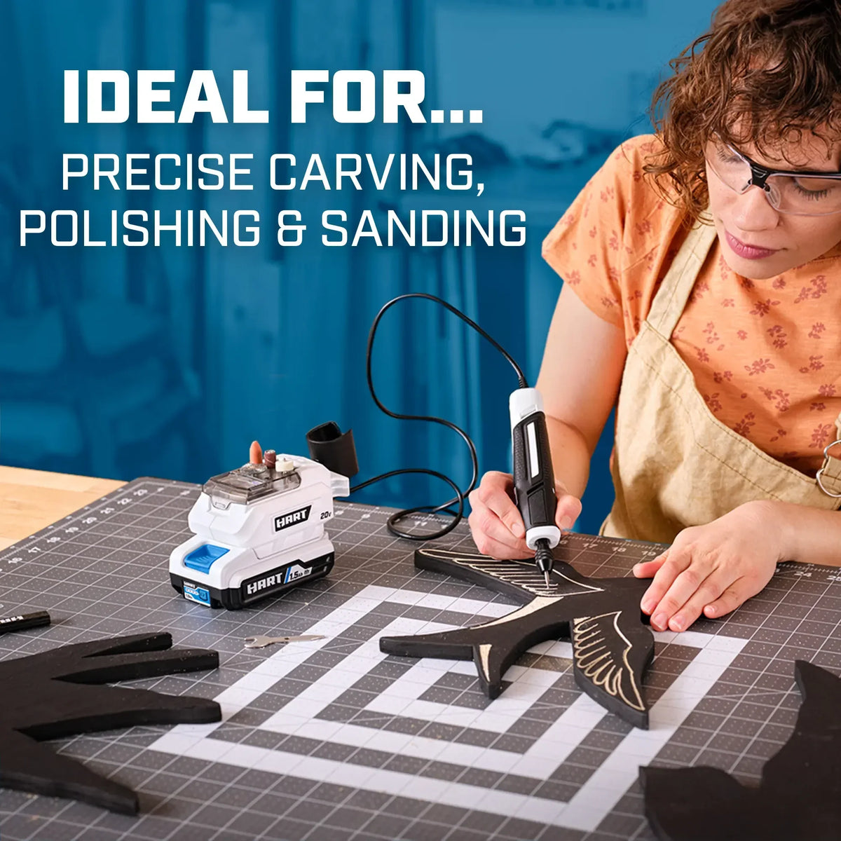 2026 NewHART 20-Volt Cordless Precision Craft Rotary Tool Kit, Gen2