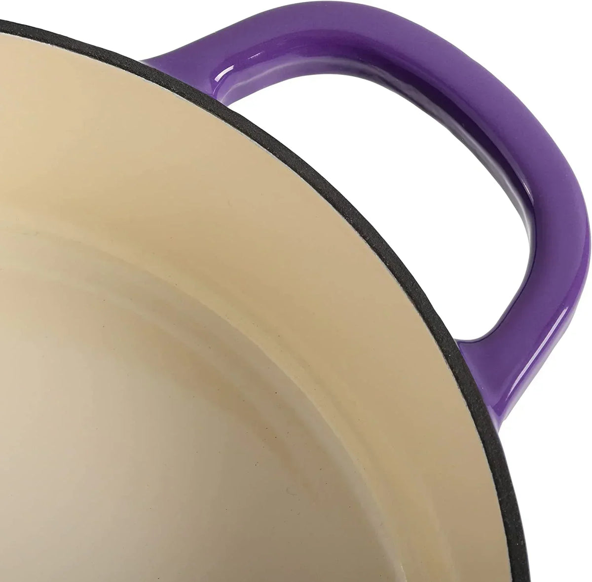 2026 NewCrock-Pot Artisan 2 Piece 5 Quart Enameled Cast Iron Braiser with Lid in Lavender