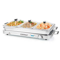 2026 NewCostway Food Warmer Buffet Server 450W Stainless Steel Electric Warming Tray for Parties