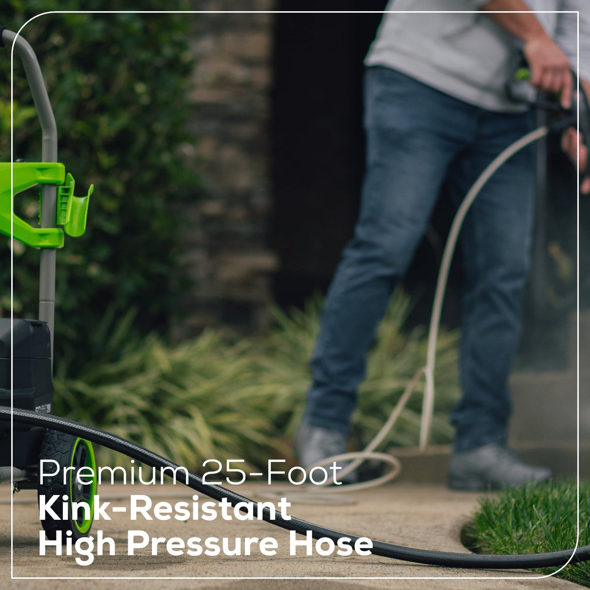 2026 NewGreenworks Hybrid 60V 1800 PSI at 1.2 GPM Electric Cold Water Pressure Washer 5109402T