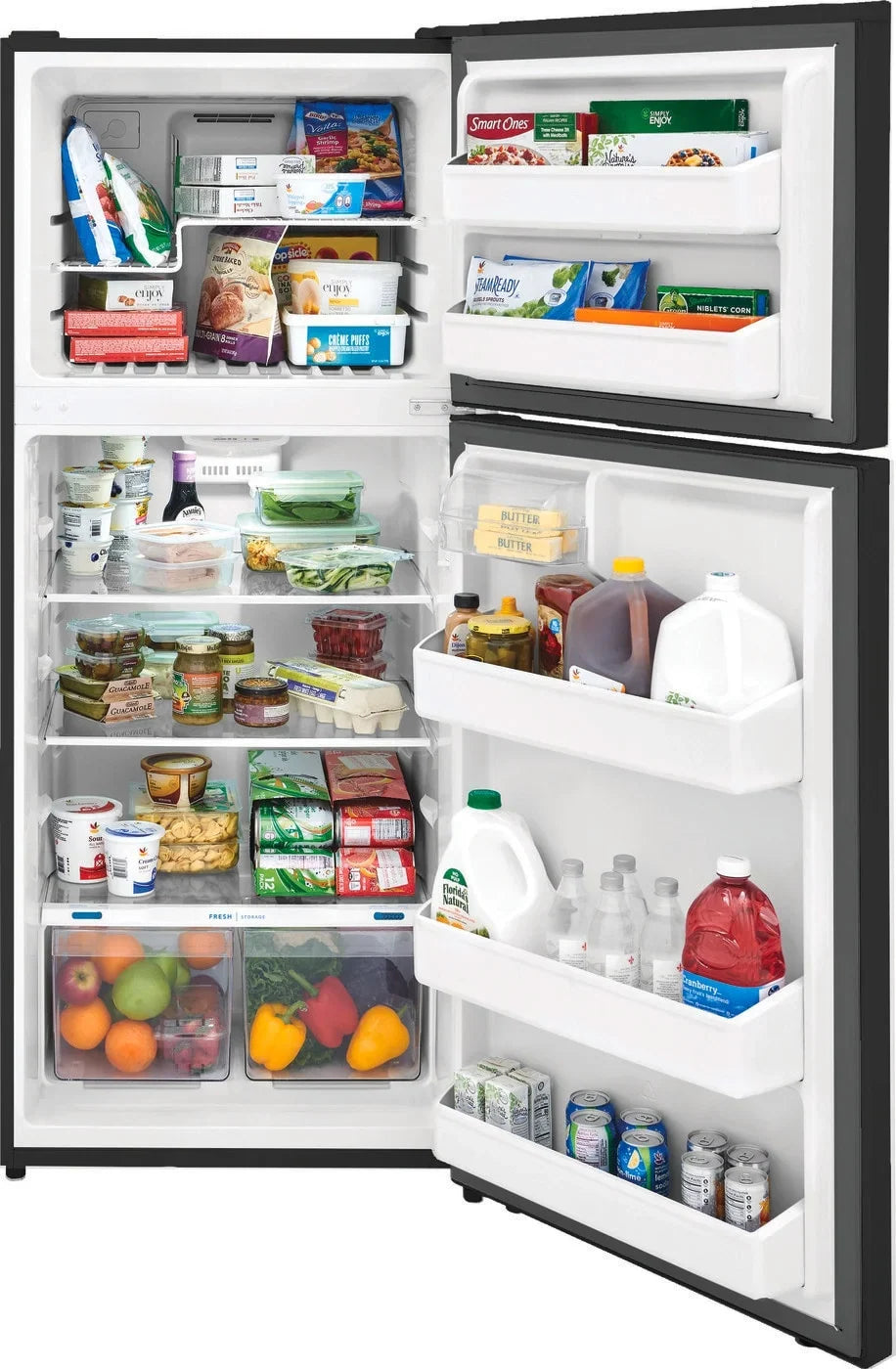 2026 NewFrigidaire 17.6 Cu. Ft. Top Freezer Refrigerator, Black