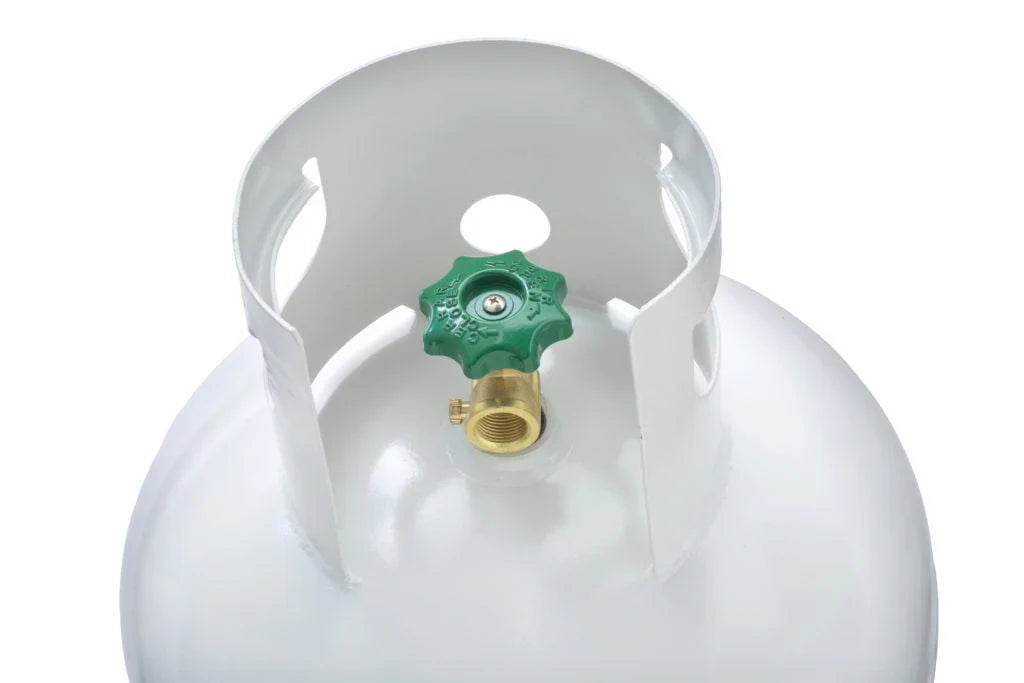 2026 NewFlame King 100 lb Steel Propane  Tank Cylinder POL Valve (Ships Empty)