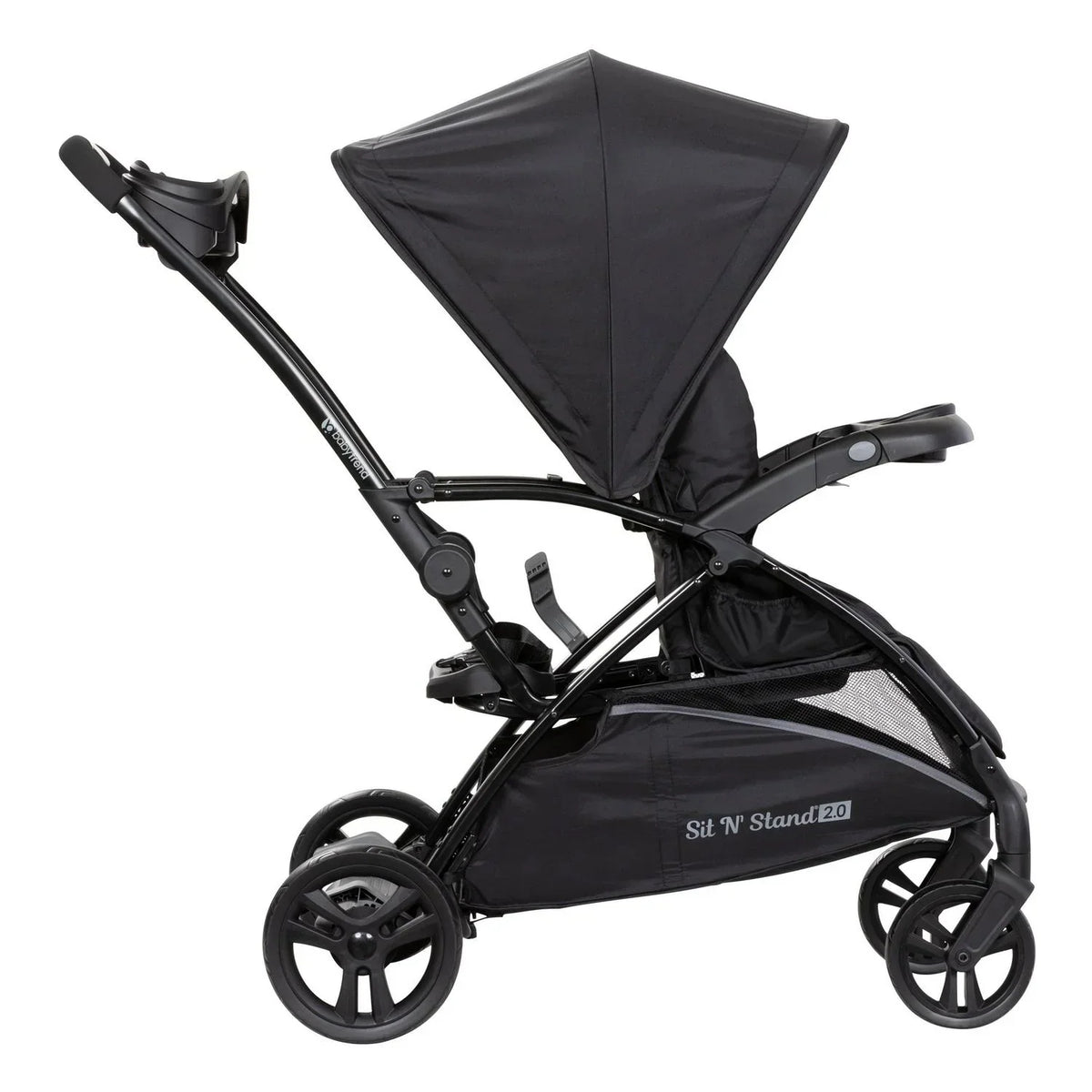 2026 NewBaby Trend Sit N- Stand 2.0 Stroller. Simply Grey