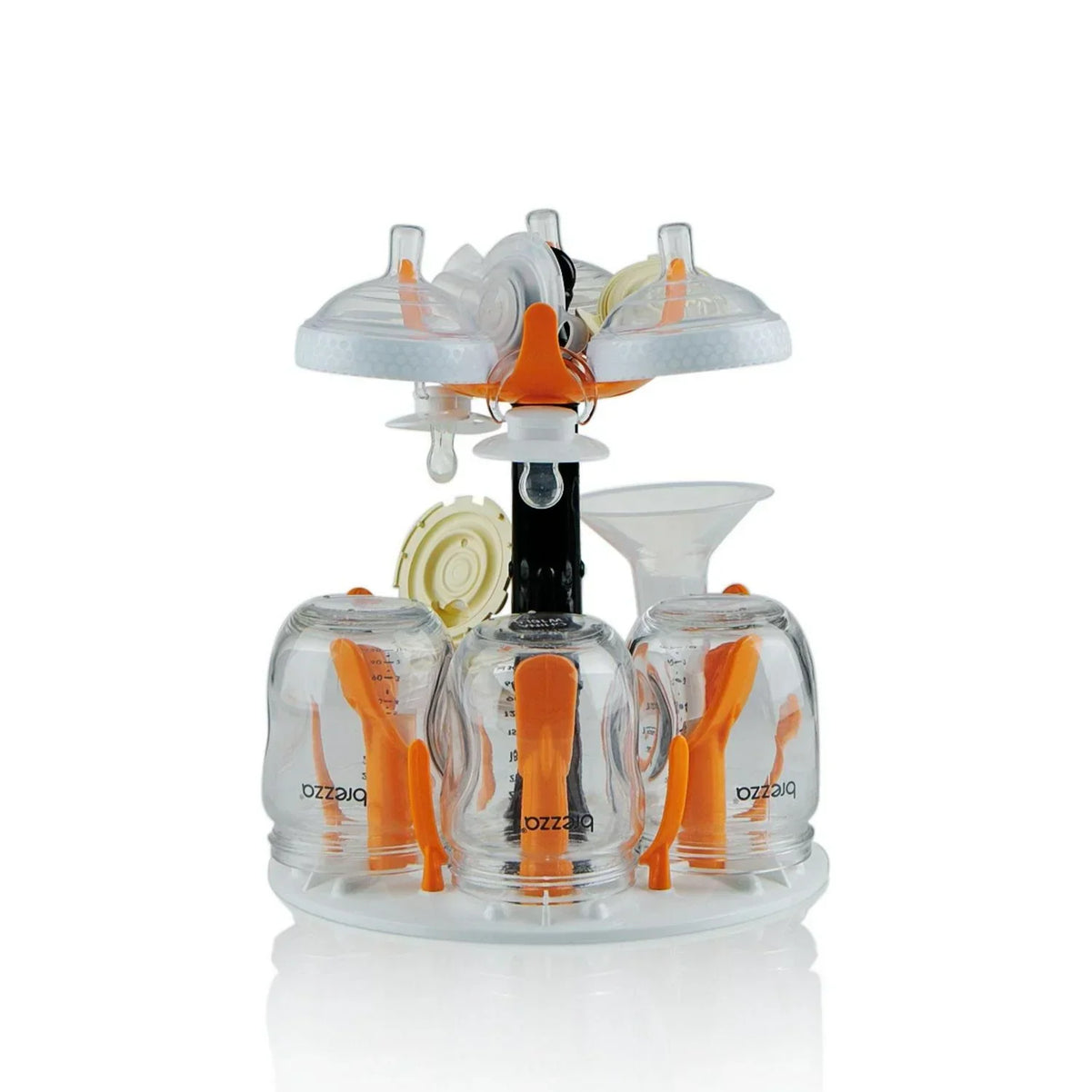 2026 NewBaby Brezza Baby Bottle Sterilizer and Dryer Machine Electric Steam Sterilization - Pacifiers. Glass. Plastic. and Newborn Feeding Bottles