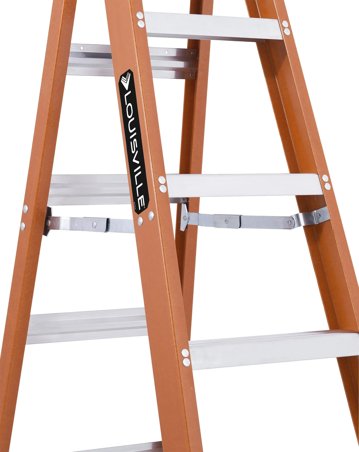 Louisville Ladder 12 - Foot Fiberglass Step Ladder, 300 - Pound Load Capacity, Type IA, FS1512