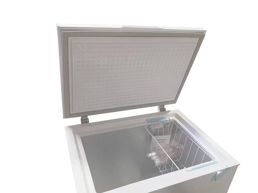 2026 New5 Cu ft 30 " Commercial Freezer Chest freezer White Stand Alone Solid Flat Top w/Storage Baskets