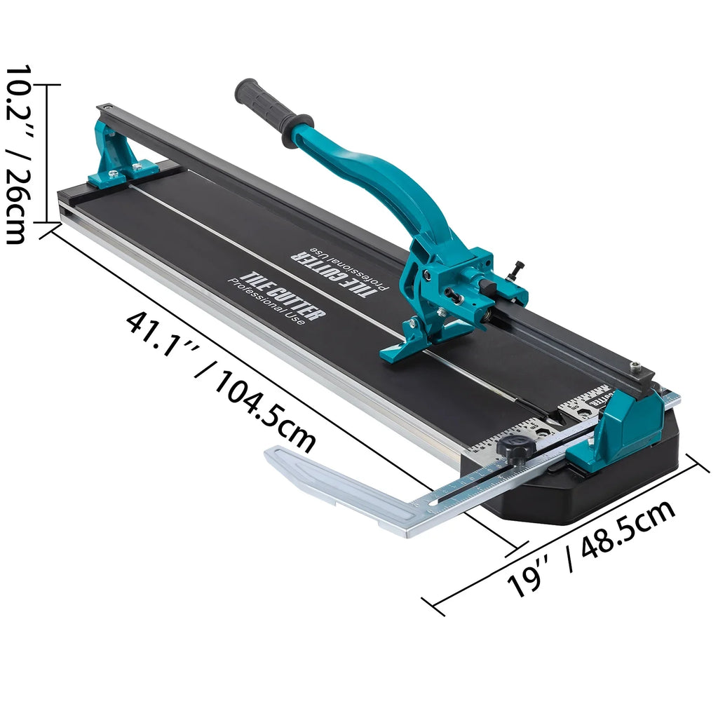 2026 NewVEVOR Tile Cutter 31 Inch,Manual Tile Cutter Single Rail with Precise Laser Positioning, Alloy Cutter Wheel with Ergonomic Handle, Accurate Rulers