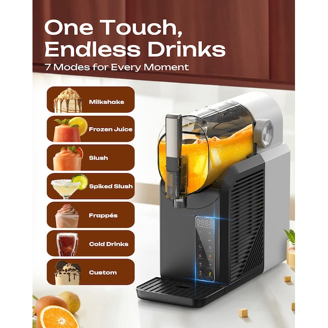 GreenEver Slushie Machine for Home Use 7 Preset Programs, Fast Slushy & Frozen Drinks