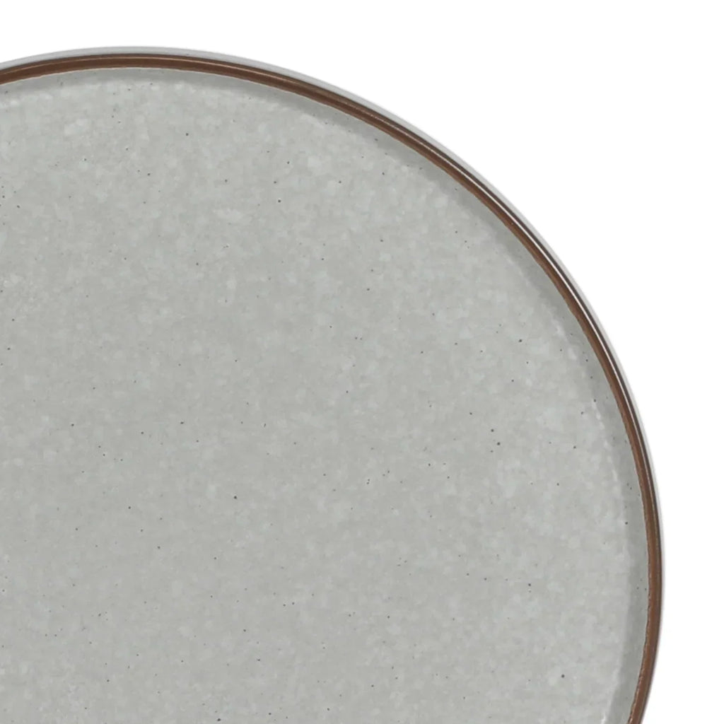 2026 NewGibson Elite Gelston Stoneware Matte Reactive Glaze 16 Piece (Service for 4) Plates and Bowl Dinnerware Set - Grey