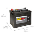 EverStart Value Lead Acid Automotive Battery, Group Size 24F, 12 Volt, 585 CCA