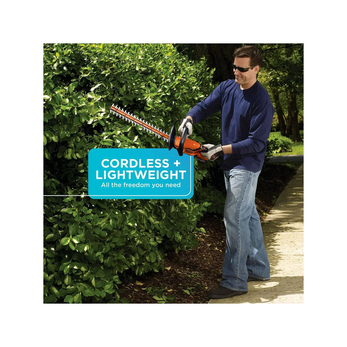 2026 NewBLACK+DECKER LHT2220 20V MAX* Cordless Lithium 22 in. Hedge Trimmer