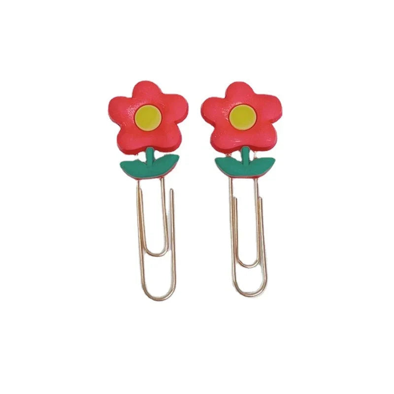 10pcs Cute Design Paperclip Bookmarks