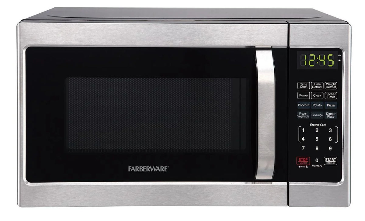 2026 NewFarberware 1.1 Cu. Ft. 1000-Watt Compact Microwave Oven, Black