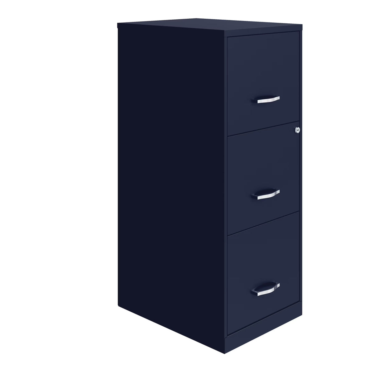 2026 NewSpace Solutions 18" Deep 3 Drawer Smart Letter Width Vertical File Cabinet, Navy
