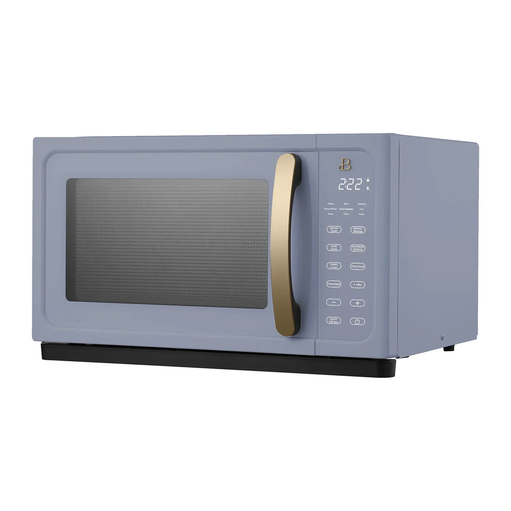 2026 NewBeautiful 1.1 Cu ft 1000 Watt, Sensor Microwave Oven, White Icing by Drew Barrymore, New