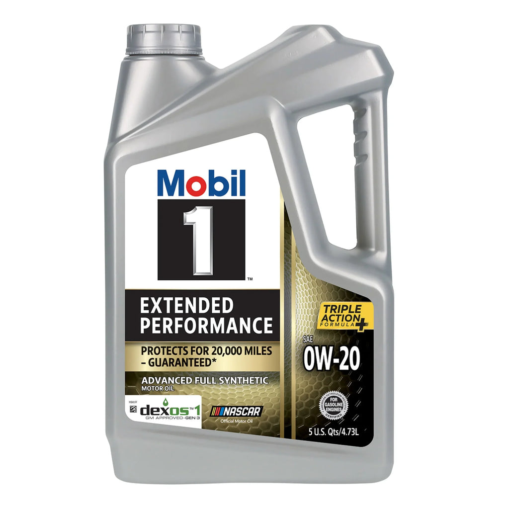 2026 NewMobil 1 Extended Performance Full Synthetic Motor Oil 0W-20, 5 Quart (Pack of 3)