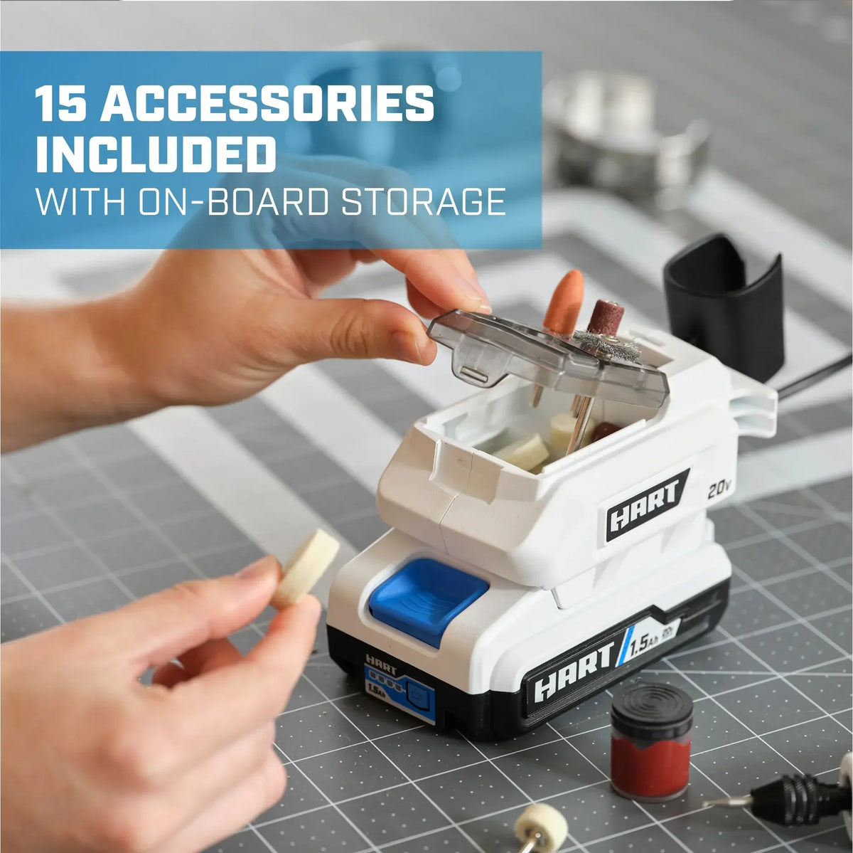 2026 NewHART 20-Volt Cordless Precision Craft Rotary Tool Kit, Gen2