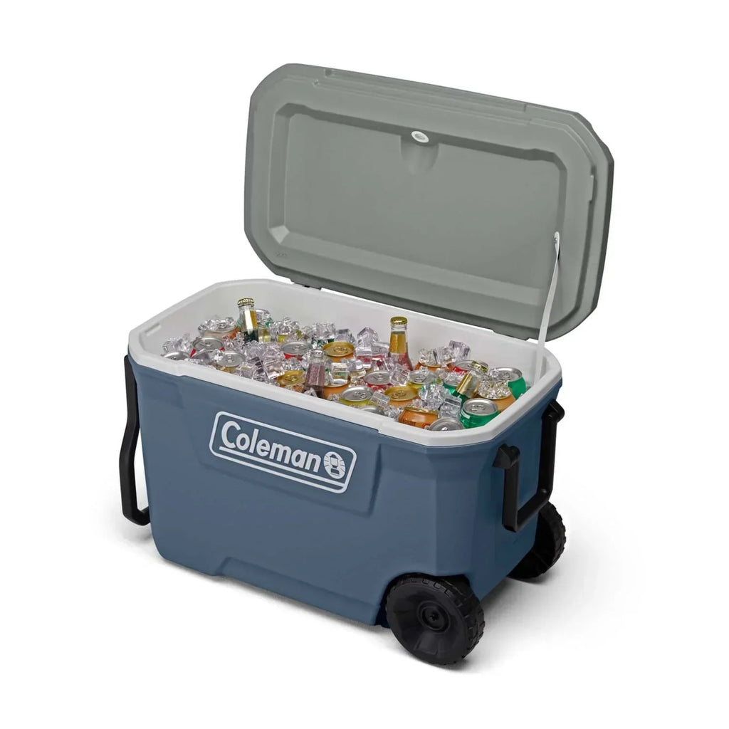 2026 NewColeman 316 Series 62QT Hard Chest Wheeled Cooler, Lakeside Blue
