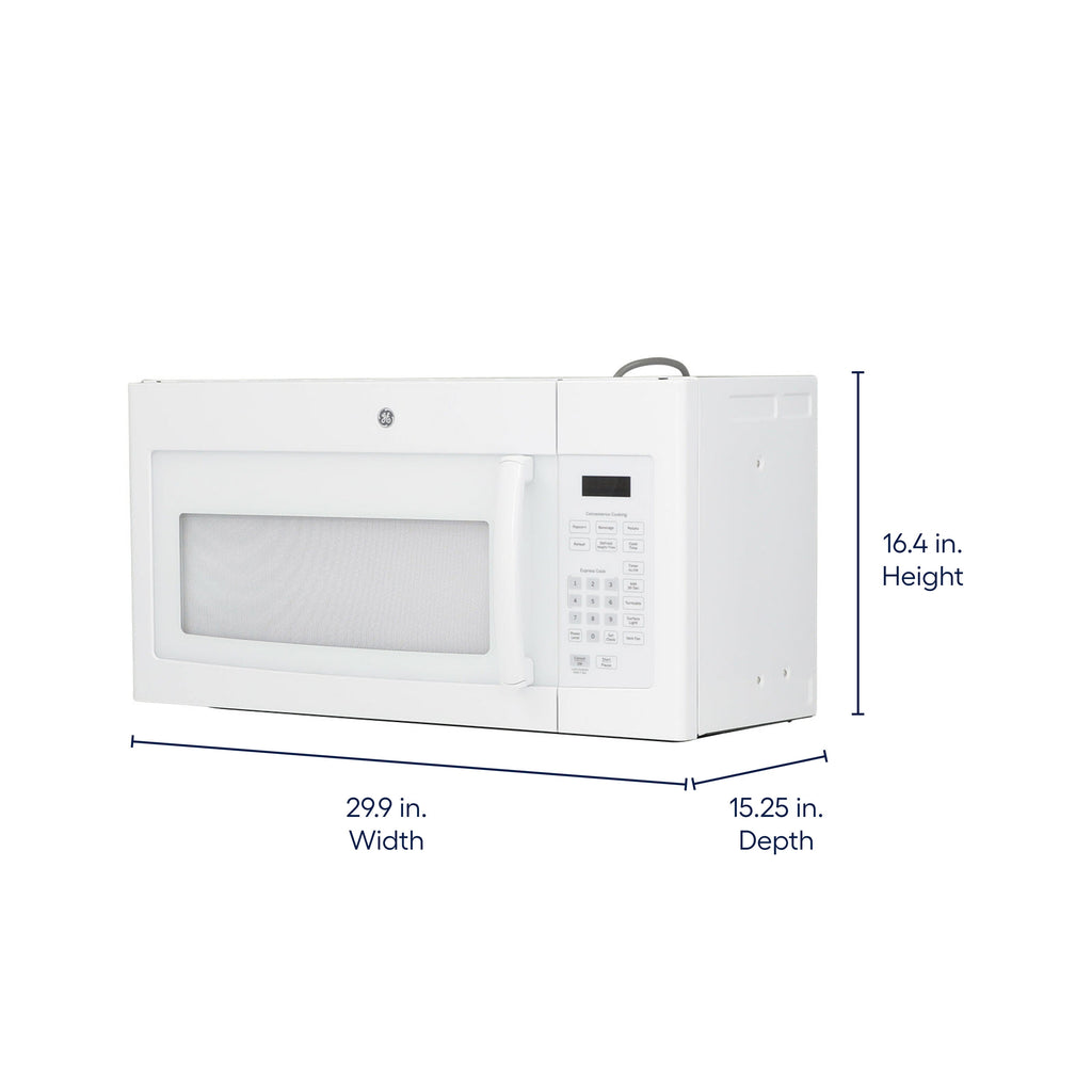 GE 1.6-cu ft Over-the-Range Microwave ( White )