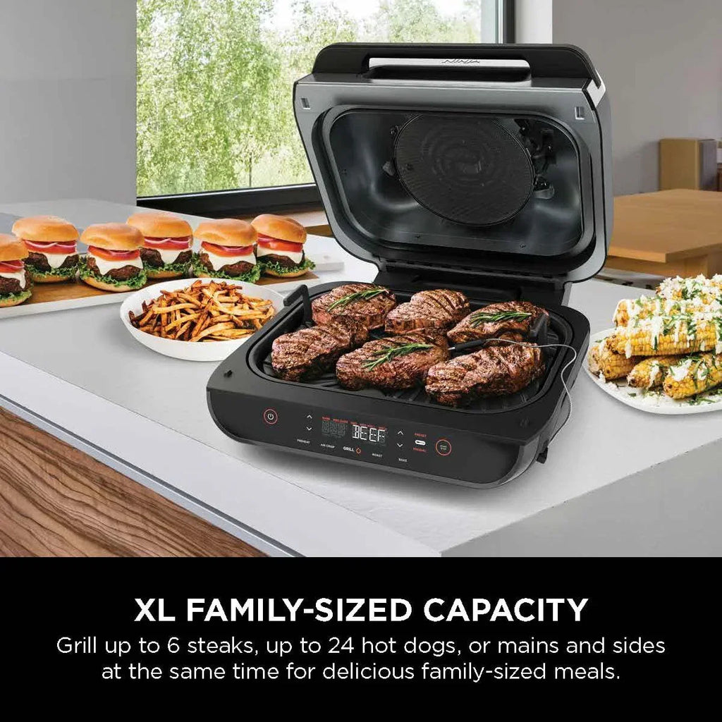 2026 NewFoodi Smart XL 4-in-1 Indoor Grill with 4-Quart Air Fryer, Roast, Bake, and Smart Cook System, FG550