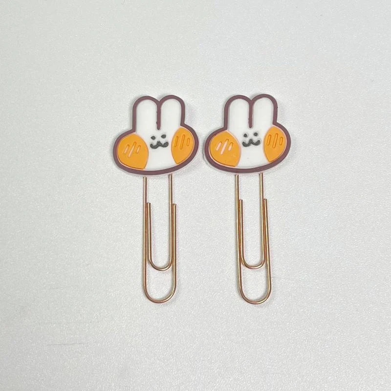 10pcs Cute Design Paperclip Bookmarks