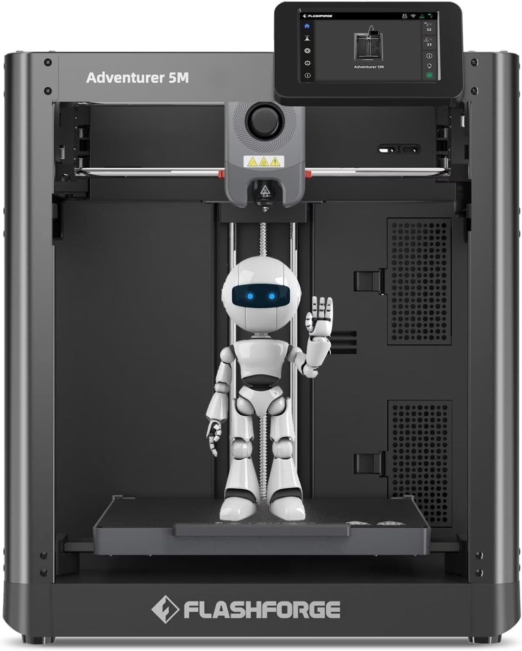 2026 NewFlashforge 3D Printer Adventurer 5M, 3D Printers for Beginners Home DIY, High Speed Print Size 8.7 x 8.7 x 8.7in, Black