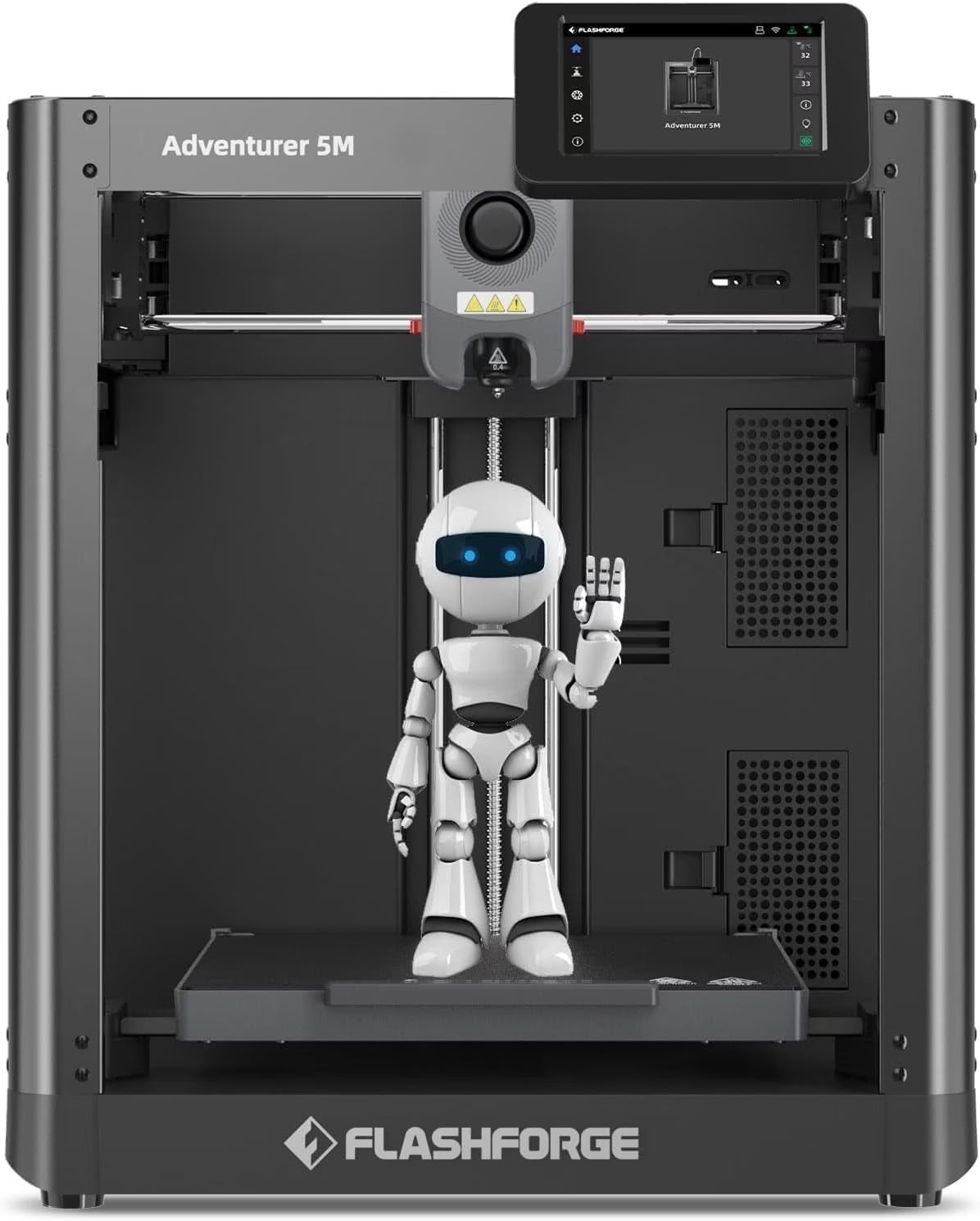 2026 NewFlashforge 3D Printer Adventurer 5M, 3D Printers for Beginners Home DIY, High Speed Print Size 8.7 x 8.7 x 8.7in, Black