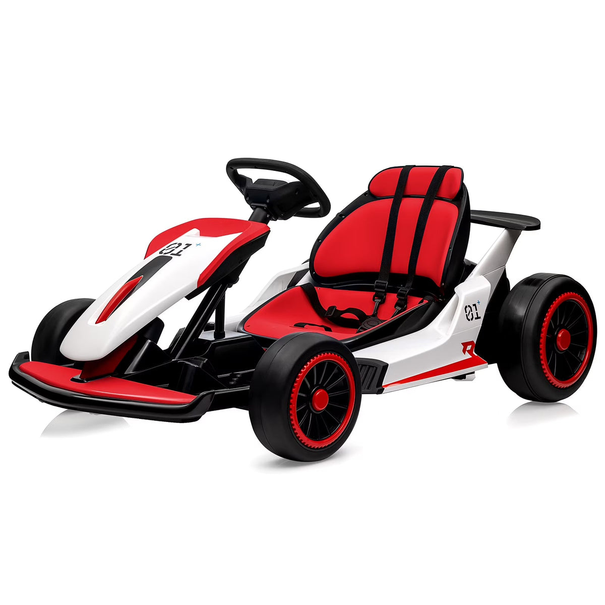 2026 New24V Drift Kart with 2X150W Strong Motor, 7AH Big Battery, Electric Pedals, Electric Go Kart Outdoor Race Toy