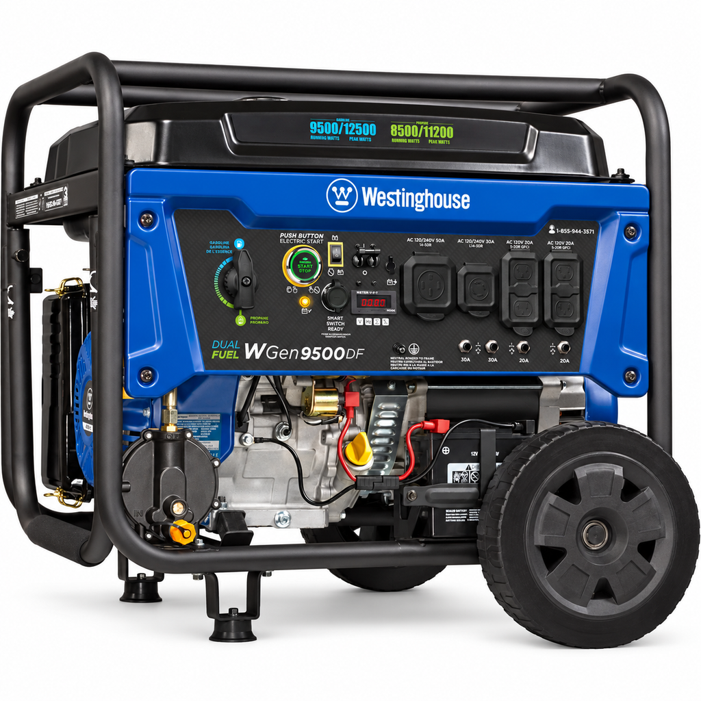 WGen9500DF Generator - Dual Fuel