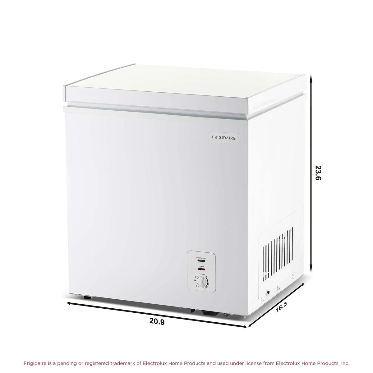 2026 NewFrigidaire, 2.1 Cu. Ft. Chest Freezer, White