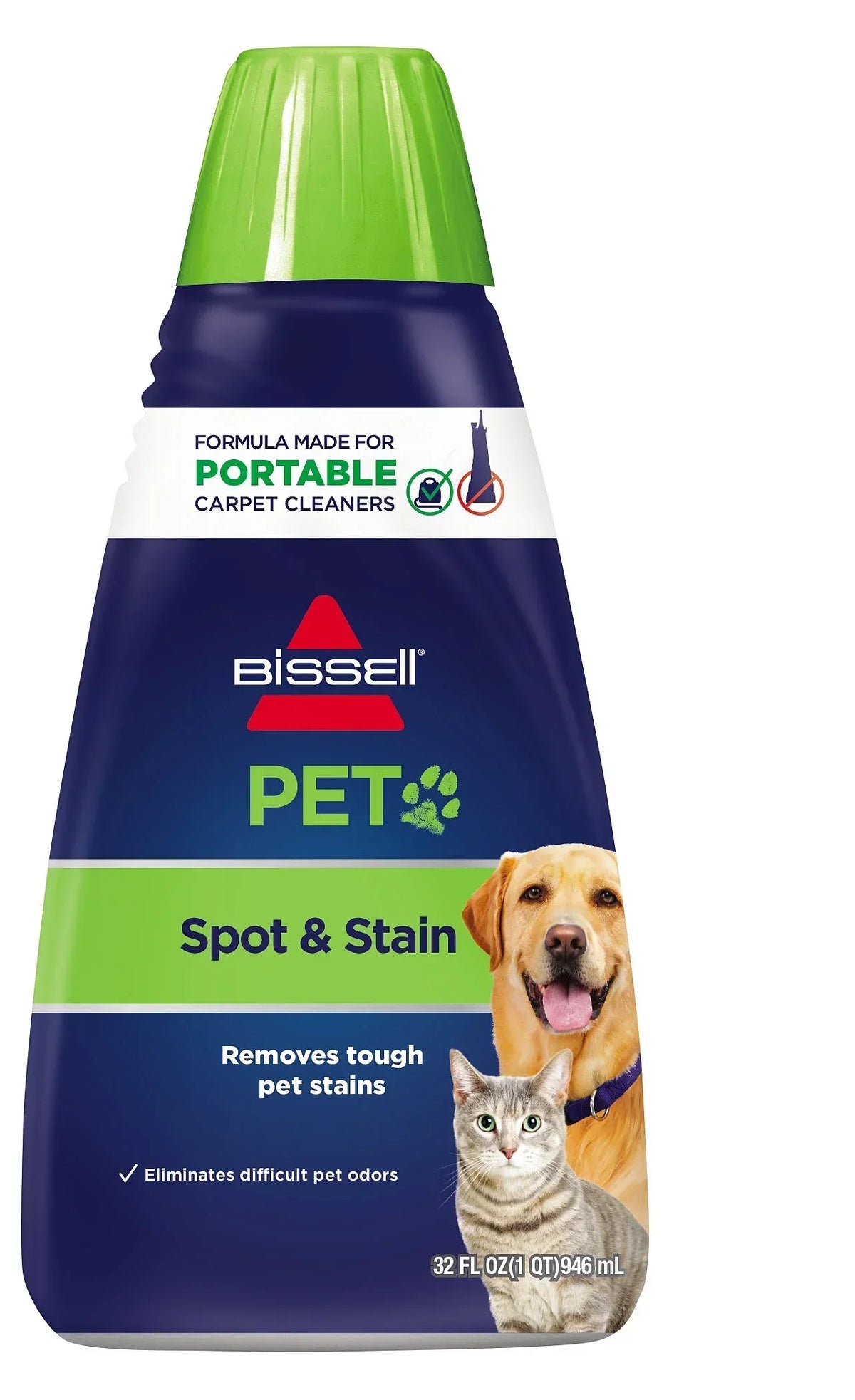 2026 NewBISSELL Little Green Portable Deep Cleaner, for Carpet, Upholstery, and Auto, Lightweight, Strong Suction, Large Tank Capacity, 3369, Green