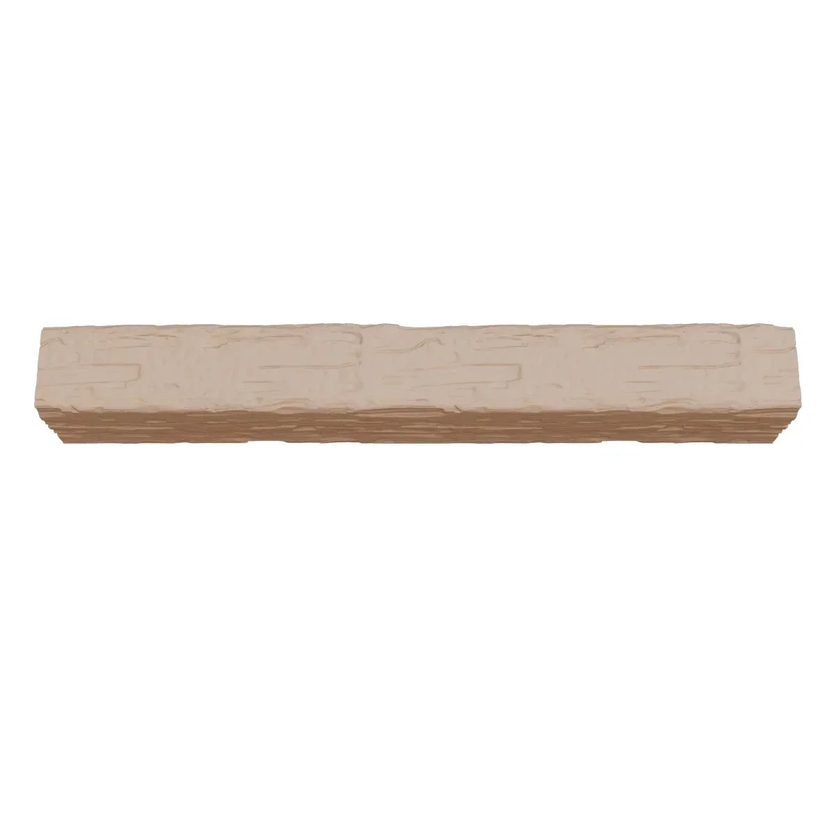 2026 NewEkena Millwork 3 1/2"W x 3 1/2"H x 120"L 3-Sided (U-Beam) Salvaged Timber HeritageTimber Faux Wood Ceiling Beam, Kona Brown