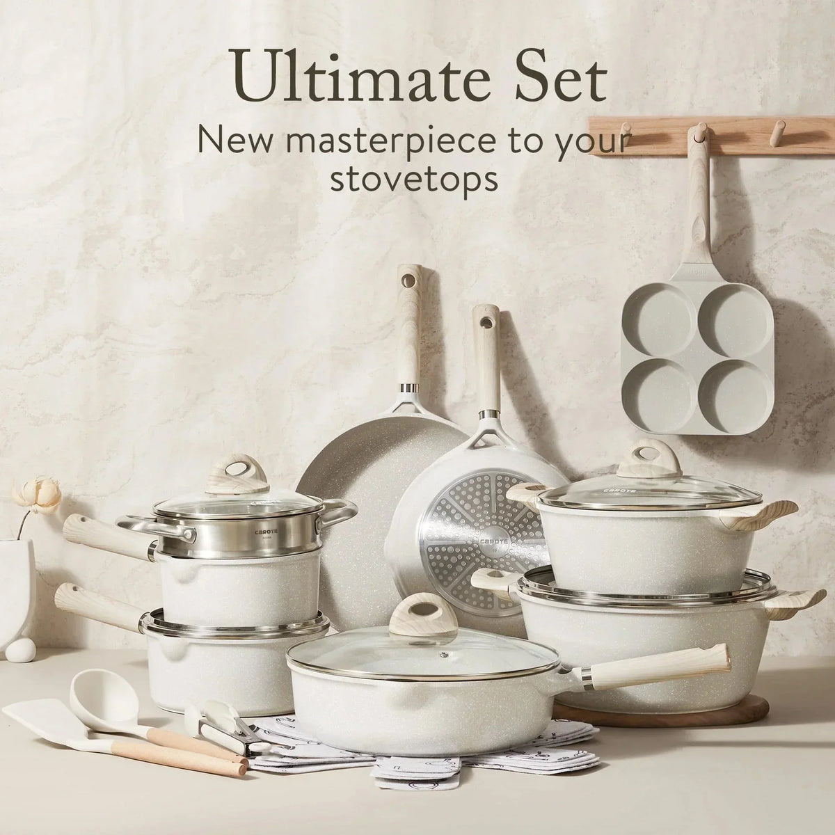 Carote Induction Kitchen Cookware Sets