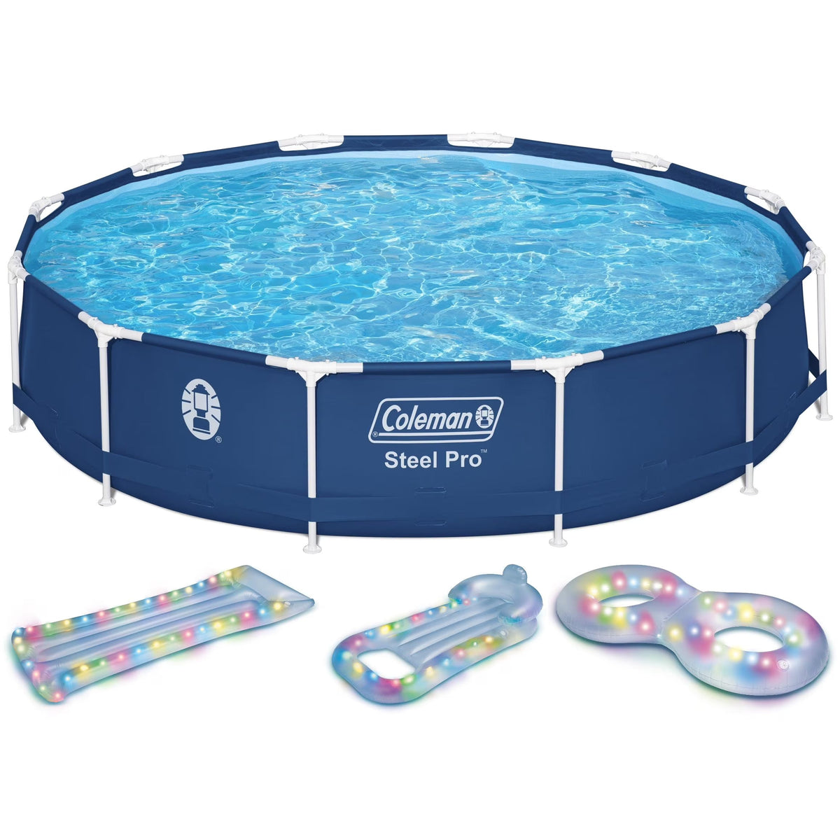 2026 NewColeman Steel Pro 12 ft. x 33 in. Round Metal Frame Above Ground Pool Set