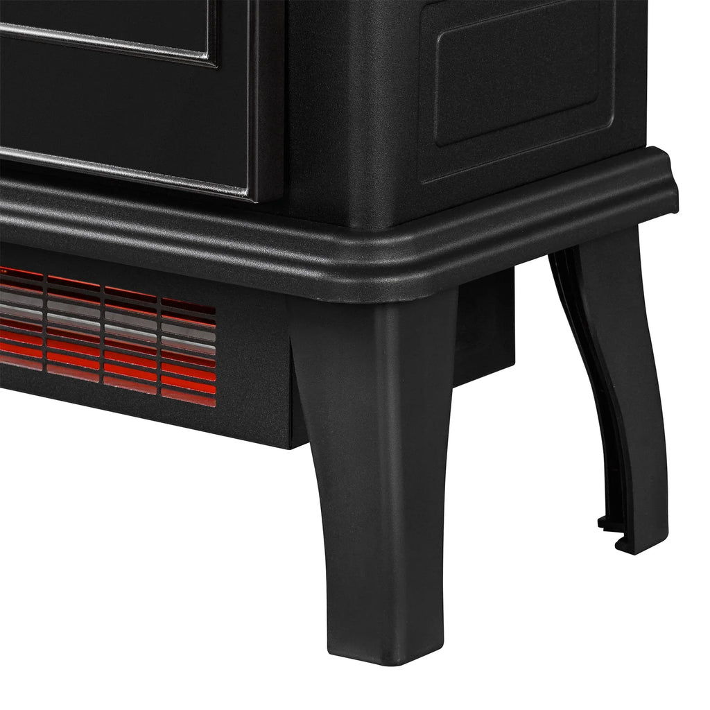 2026 NewClassicFlame 17.5"W Infrared Quartz Electric Stove Heater, Insignia Blue