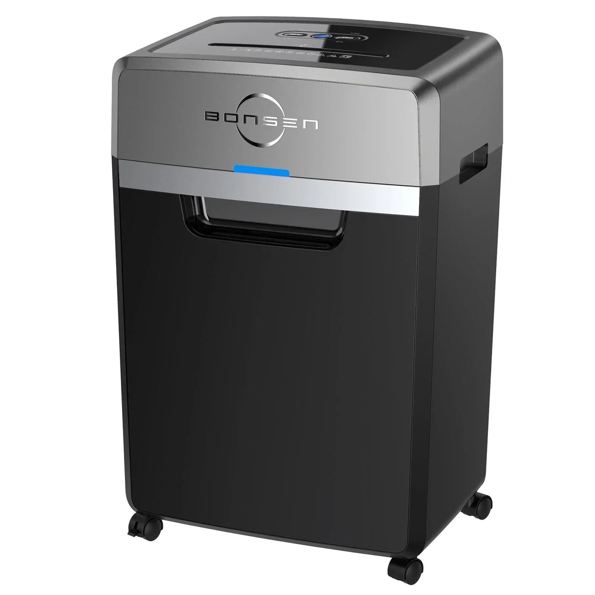 2026 NewBonsen 24 Sheet Heavy Duty Cross Cut Shredder for Office | Commercial Shredder with 9 Gallons Bin