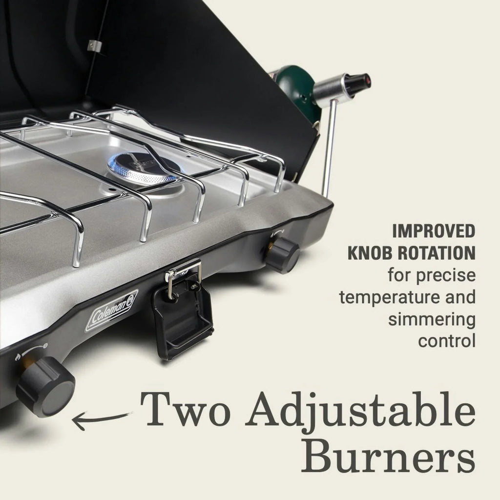 2026 NewColeman Triton 2-Burner Propane Camping Stove