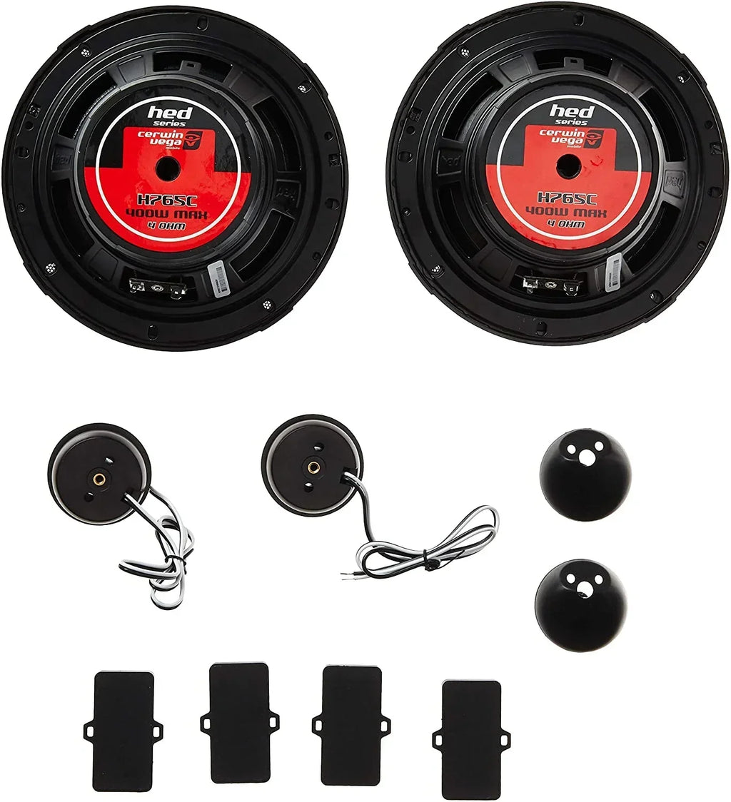 2026 NewCerwin Vega H765C + H7652 HED Series 6.5" Component & 6.5" 2 way Speaker System